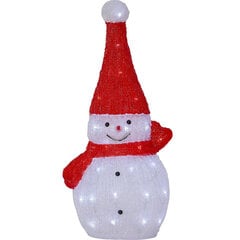 Sisustus Crystalo Snowman 40LED 27x59x23cm hinta ja tiedot | Joulukoristeet | hobbyhall.fi