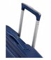 American Tourister keskikokoinen matkalaukku Soundbox Spinner Expandable 67cm, sinine hinta ja tiedot | Matkalaukut ja -kassit | hobbyhall.fi