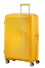 American Tourister iso matkalaukku Soundbox Spinner Expandable 77cm, keltainen hinta ja tiedot | Matkalaukut ja matkakassit | hobbyhall.fi