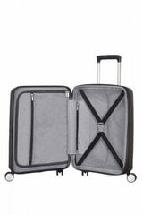 American Tourister keskikokoinen matkalaukku Soundbox Spinner Expandable 67cm, musta hinta ja tiedot | Matkalaukut ja -kassit | hobbyhall.fi