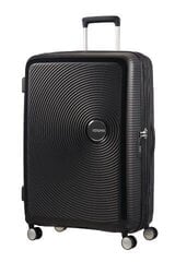 American Tourister iso matkalaukku Soundbox Spinner Expandable 77cm, musta hinta ja tiedot | Matkalaukut ja -kassit | hobbyhall.fi