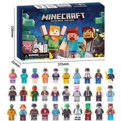 ADVENTTIKALENTERI 24 KPL Minecraft KAUNIS PR hinta ja tiedot | Joulukoristeet | hobbyhall.fi