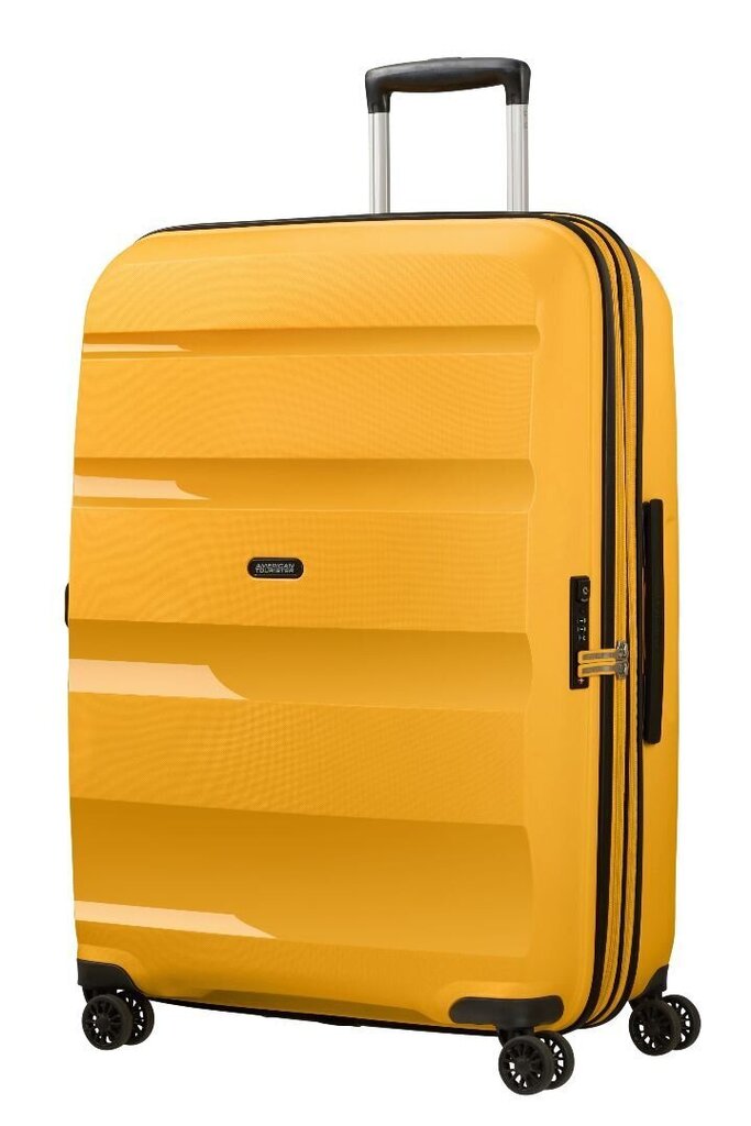 American Tourister iso matkalaukku Bon Air DLX Spinner Expandable 75cm, keltainen hinta ja tiedot | Matkalaukut ja matkakassit | hobbyhall.fi