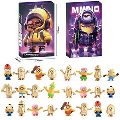 Minions Advent Calendar 2024, 24 kpl Minions-minihahmoleluja, Minions-joulukoristeita, koriste-yllätys Mystery Blind Box, täydellisiä joululahjoja lapsille pojille tytöille hinta ja tiedot | Joulukoristeet | hobbyhall.fi