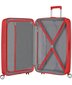 American Tourister iso matkalaukku Soundbox Spinner Expandable 77cm, punainen hinta ja tiedot | Matkalaukut ja -kassit | hobbyhall.fi