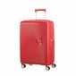 American Tourister keskikokoinen matkalaukku Soundbox Spinner Expandable 67cm, punainen hinta ja tiedot | Matkalaukut ja -kassit | hobbyhall.fi