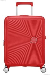 American Tourister lentolaukku Soundbox Spinner Expandable 55cm, punainen hinta ja tiedot | Matkalaukut ja matkakassit | hobbyhall.fi