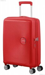 American Tourister lentolaukku Soundbox Spinner Expandable 55cm, punainen hinta ja tiedot | Matkalaukut ja matkakassit | hobbyhall.fi