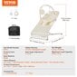 Vauvan keinu Vevor, 0–9 kuukautta, 68,5x41x60 cm hinta ja tiedot | Sitterit | hobbyhall.fi