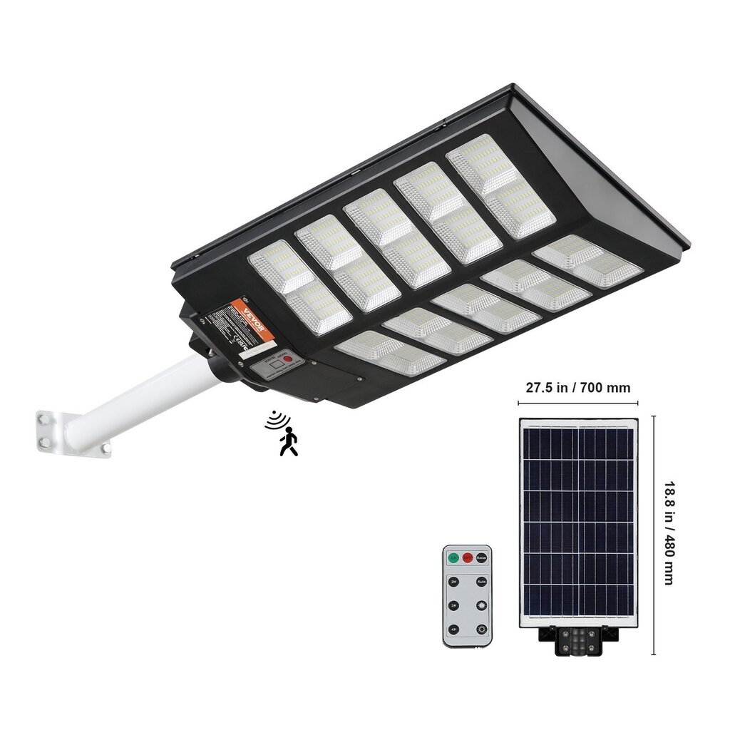 Ripustettava ulko LED-projektori Vevor, 70x48x8 cm, 1000W hinta ja tiedot | Puutarha- ja ulkovalot | hobbyhall.fi