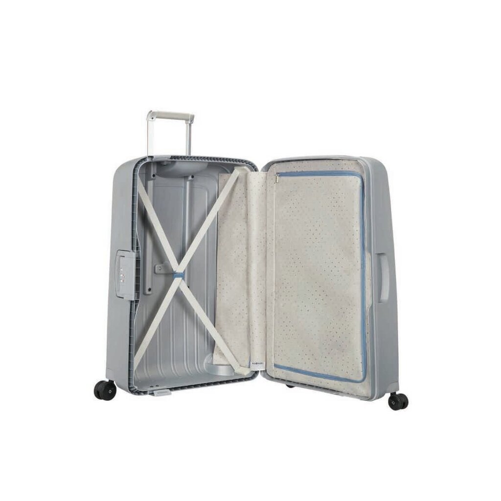 Samsonite S`Cure Spinner iso matkalaukku, vaaleanharmaa, 75/28 hinta ja tiedot | Matkalaukut ja -kassit | hobbyhall.fi