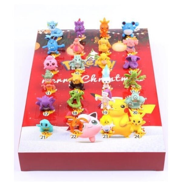 Pokemon-figuuriteema 2023 Advent Calendar Xmas New Design Ed hinta ja tiedot | Joulukoristeet | hobbyhall.fi