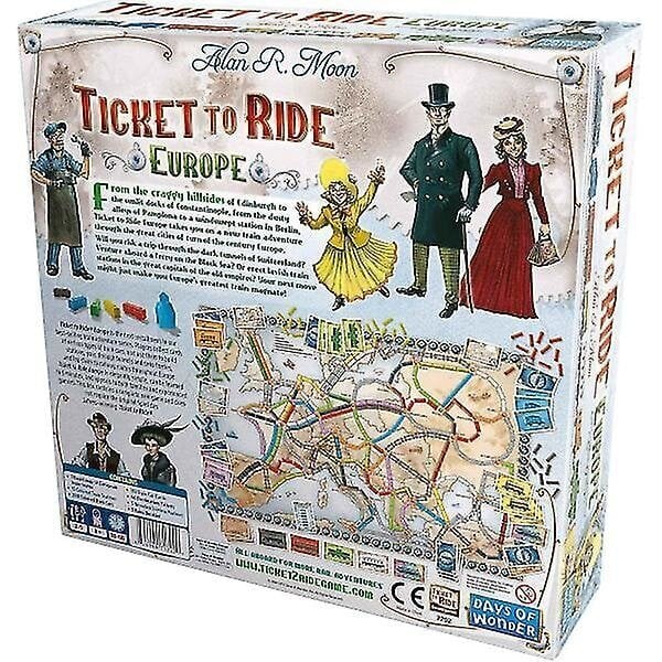 Ticket To Ride Europe -lautapeli hinta ja tiedot | Lautapelit ja älypelit | hobbyhall.fi