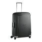 Samsonite S`Cure Spinner keskikoko matlalaukku 69/25, musta hinta ja tiedot | Matkalaukut ja -kassit | hobbyhall.fi