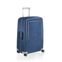 Samsonite S`Cure Spinner iso matkalaukku 75/28, sininen hinta ja tiedot | Matkalaukut ja -kassit | hobbyhall.fi