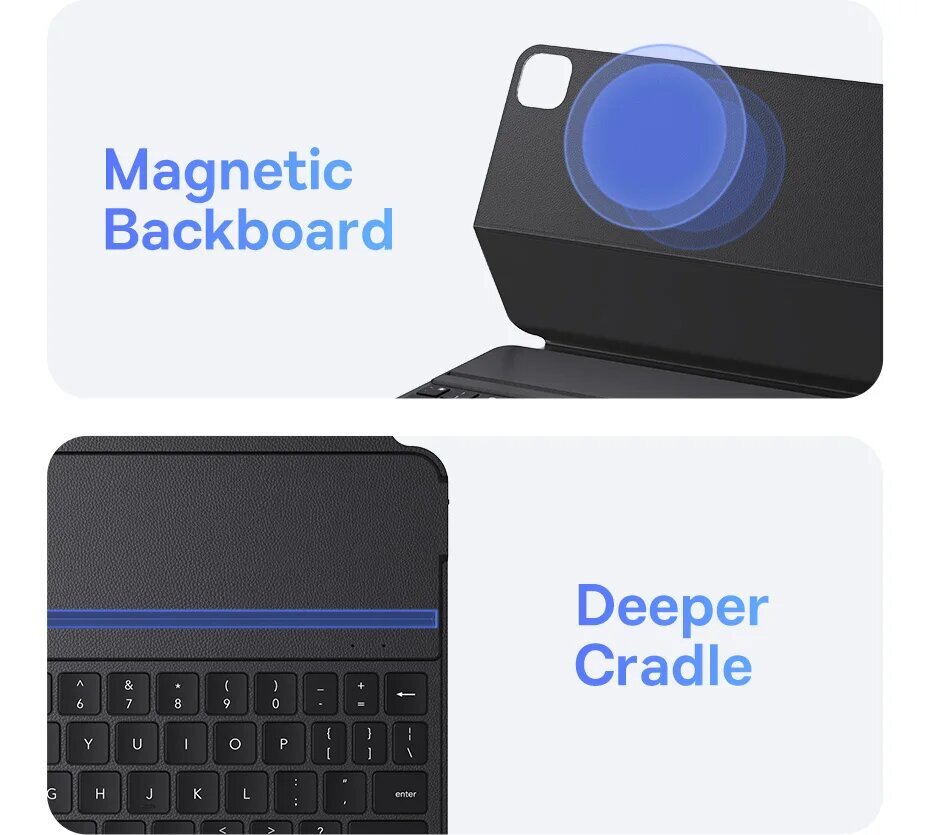 Baseus Magic iPad Keyboard -kotelo - iPad 10 Gen 10.9:lle hinta ja tiedot | Tablettien kotelot ja muut tarvikkeet | hobbyhall.fi