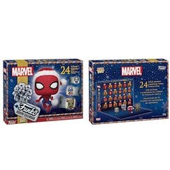 Pocket Pop Advent Calendar Marvel Holiday 2023 - 24 minihahmoa hinta ja tiedot | Joulukoristeet | hobbyhall.fi