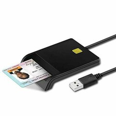 USB 2.0 -siru-kortinlukija ID SIM-kortinlukija ID-kortinlukija Kannettava hinta ja tiedot | Puhelimen muistikortit | hobbyhall.fi