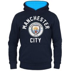 Manchester City Boys -huppari Fleece Graphic Kids VIRALLINEN Jalkapallolahja 150cm hinta ja tiedot | Jalkapallovaatteet ja -varusteet | hobbyhall.fi