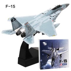 1/100 Grumman F-14/F15 Tomcat Yhdysvaltain laivaston lentokoneen hävittäjämallilelu näytteilleasettaviin kokoelmiin hinta ja tiedot | Pienoismallit | hobbyhall.fi