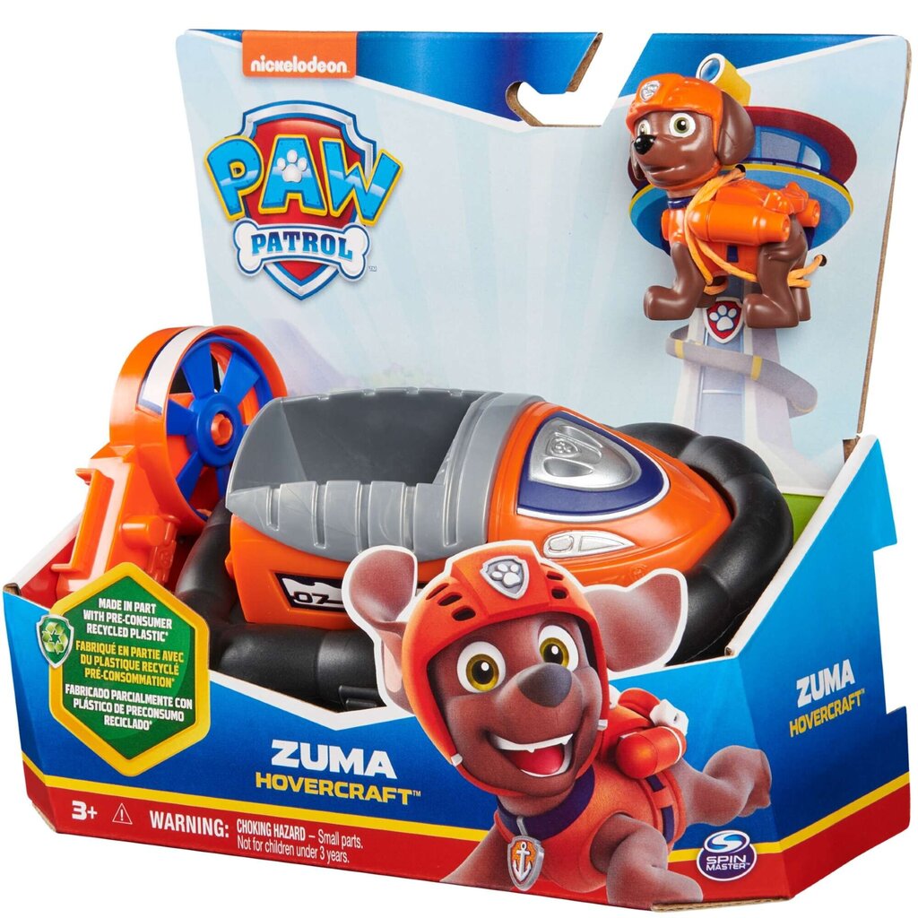 Zuma Paw Patrol 2in1 ekologisella ilmatyynylaudalla hinta ja tiedot | Poikien lelut | hobbyhall.fi