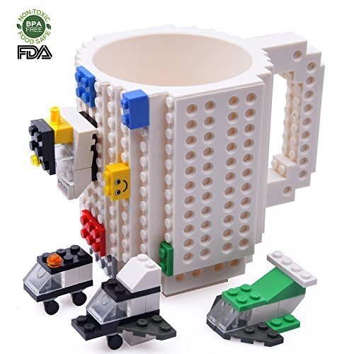 Creative muki Lego-palikoille, valkoinen, 350 ml hinta ja tiedot | Lasit, mukit ja kannut | hobbyhall.fi