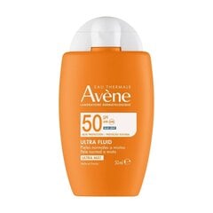 Matta fluidi Avene Ultra SPF50+, 50 ml hinta ja tiedot | Itseruskettavat voiteet | hobbyhall.fi