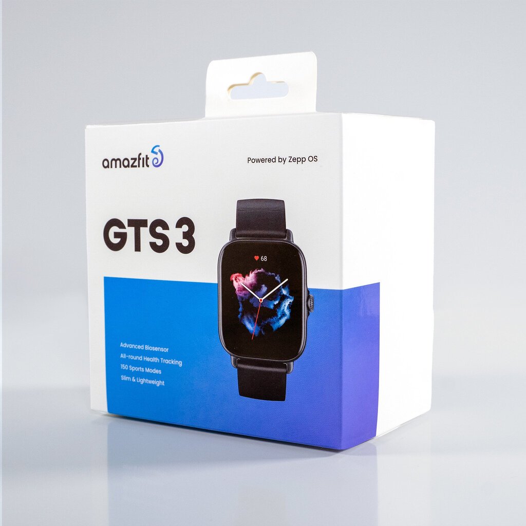 amazfit gts 3 grafiitti musta gps smartwatch hinta ja tiedot | Älykellot | hobbyhall.fi