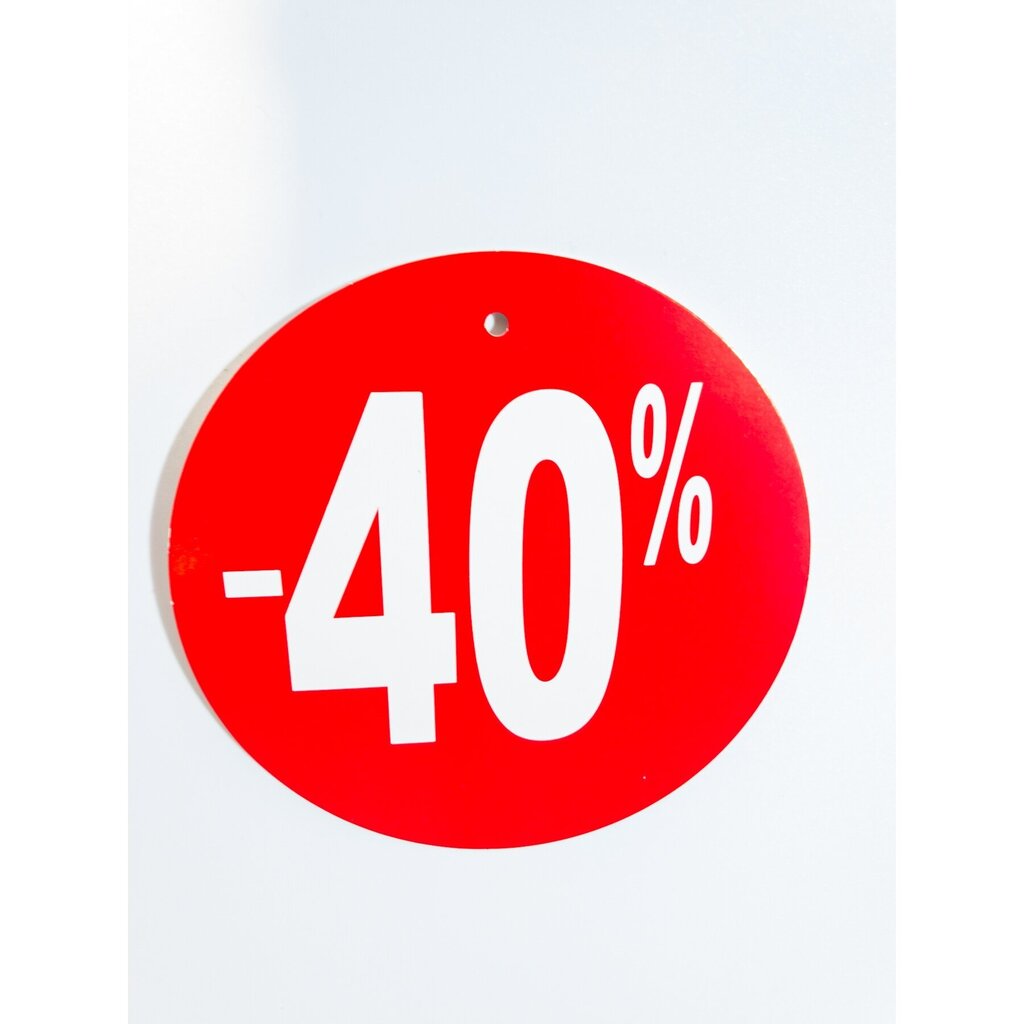 Alennustarrat "40%" - pyöreä, paperi. Saatavana halkaisija - 50 mm tai 120 mm tai 250 mm. Pakkaus 10 kpl hinta ja tiedot | Toimistotarvikkeet | hobbyhall.fi