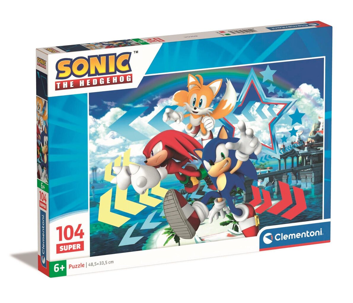 104-osainen palapeli Clementoni Super Sonic hinta ja tiedot | Palapelit | hobbyhall.fi