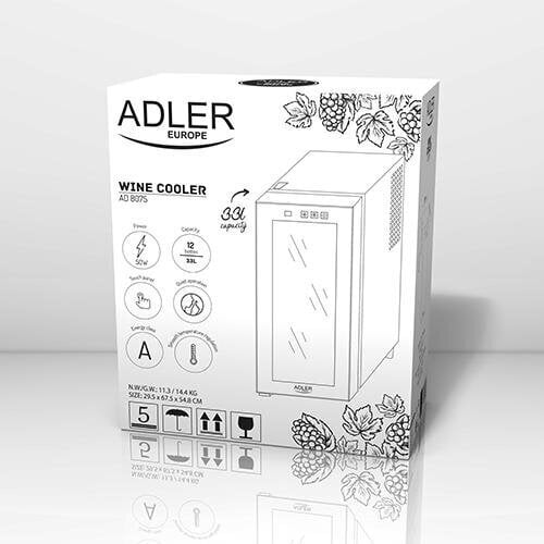 Adler AD8075 hinta ja tiedot | Viinikaapit | hobbyhall.fi