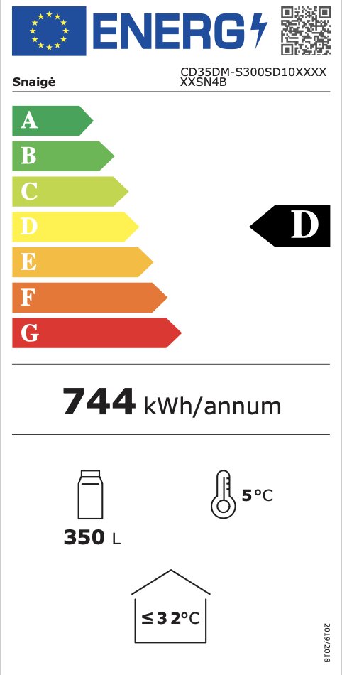 Snaige CD35DM-S300SD10 hinta ja tiedot | Viinikaapit | hobbyhall.fi