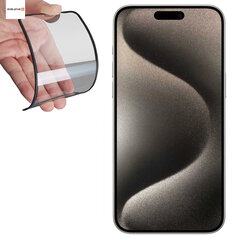 Evelatus Kumi Reunus Anti-Särö 3D Lasia Apple iPhone 16 Pro Max Japanilainen Liima Musta hinta ja tiedot | Näytönsuojakalvot ja -lasit | hobbyhall.fi