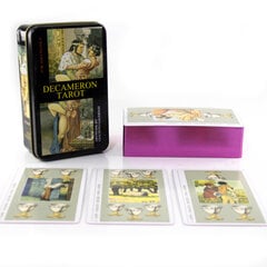 kuvana - The Bone Tarot Deck kultareunoilla korkealaatuinen 78 kpl lautapeli Salaperäinen ennustamispakka juhlapelit vintage värikortit hinta ja tiedot | Lautapelit ja älypelit | hobbyhall.fi