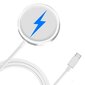 Laturitelakka iPhonelle 15W USB-C Magneettinen langaton Hopea hinta ja tiedot | Koteloiden lisätarvikkeet | hobbyhall.fi