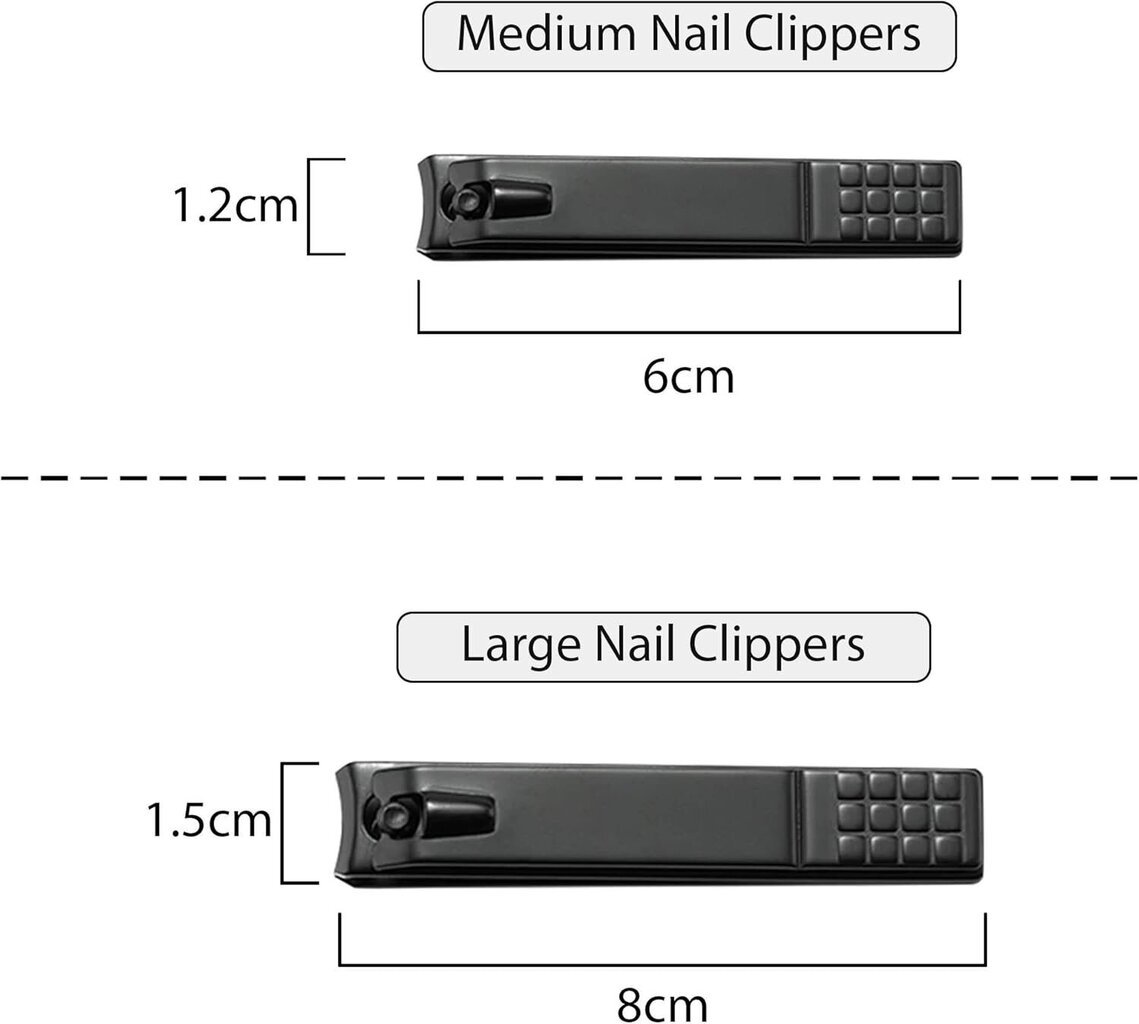 2 kpl kynsileikkurit, sormen- ja varpaankynsileikkurit, hiilipitoiset kynsileikkurit ja pinottu kynsileikkurit lapsille hinta ja tiedot | Käsityökalut | hobbyhall.fi