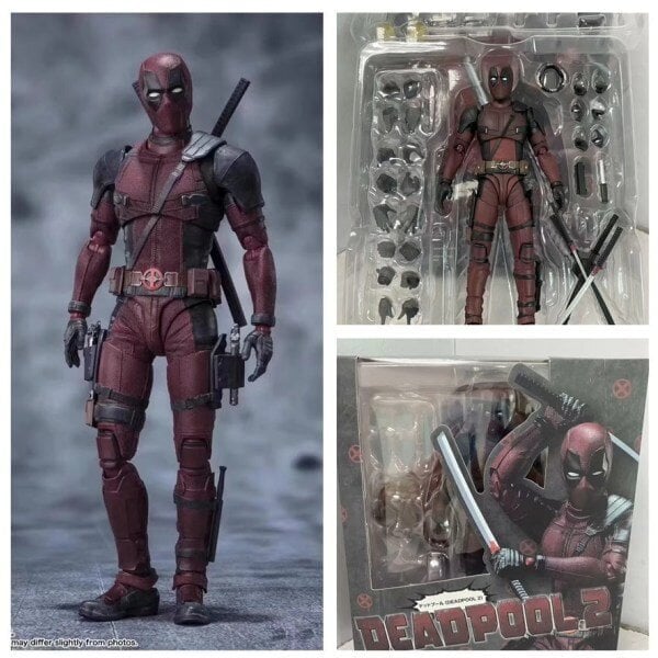 Anime Marvel Comics Figuurit X-Men SHF Deadpool 2 Toimintafiguurit Siirrettävät PVC-mallit Kokoelma hinta ja tiedot | Pienoismallit | hobbyhall.fi