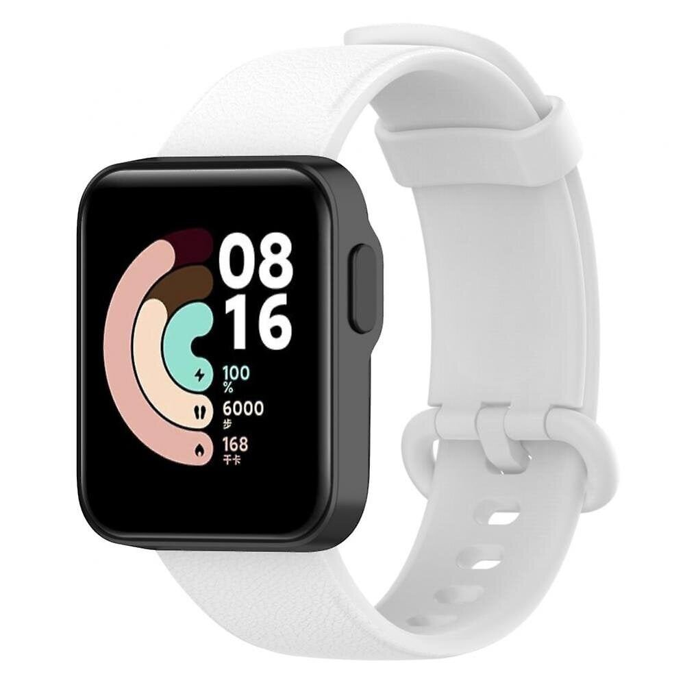 Kellon hihna Xiaomi Mi Watch Lite -rannekkeen vaihtorannekkeen silikonihihna Redmi-kellolle, musta hinta ja tiedot | Älykellojen ja aktiivisuusrannekkeiden lisätarvikkeet | hobbyhall.fi