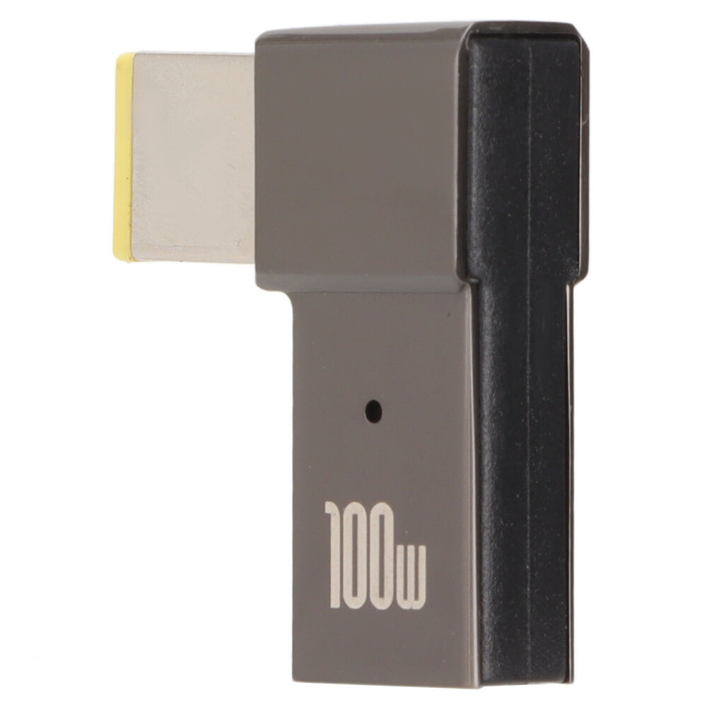 USB C - Slim Tip -sovitin 100 W 5 A kannettava tietokone USB C -naarastulo ohuen kärjen suorakulmioon Power PD -latausmuunnin Lenovolle hinta ja tiedot | Tablettien kotelot ja muut tarvikkeet | hobbyhall.fi