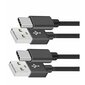 2 kpl USB C -kaapeli Type C -pikalatauskaapeli Samsung Galaxy A12 / A32 / A42 / A52 / A72 -nailon Android -puhelimen laturi (1 m, musta) hinta ja tiedot | Paristolaturit | hobbyhall.fi