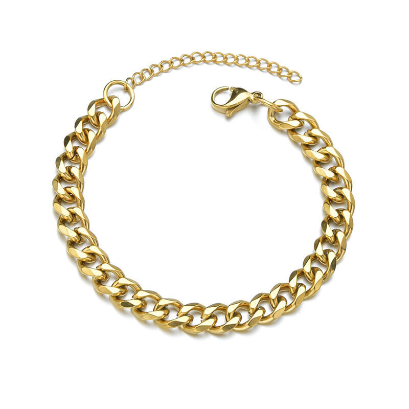 (003-Gold8inch (20cm)) 13mm Crystal Miami Iced Out Cuban Link -ketjurannekoru miehille ja naisille Täysi strassit Charms Hip Hop Korut Ketju Lahja - Rannekorut hinta ja tiedot | Korusetit | hobbyhall.fi