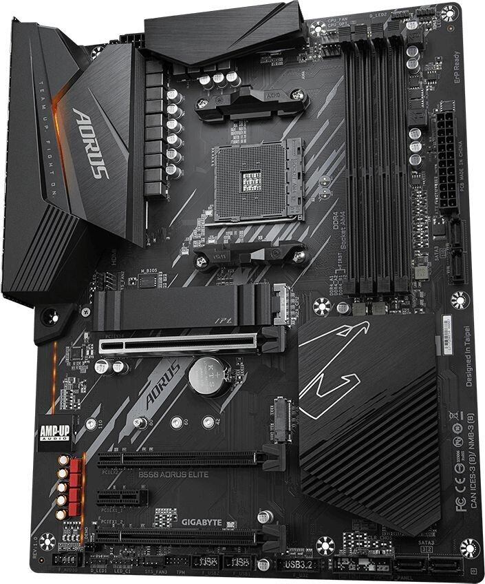 Gigabyte B550 AORUS ELITE hinta ja tiedot | Emolevyt | hobbyhall.fi