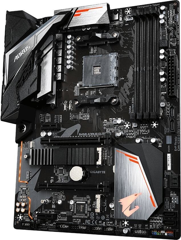 Gigabyte B450 Aorus Elite V2 (rev. 1.0) hinta ja tiedot | Emolevyt | hobbyhall.fi