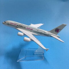 JASON TUTU Alkuperäinen malli a380 airbus Boeing 747 lentokonemalli lentokone Diecast Model Metal 1:400 lentokonelelu Lahjakokoelma hinta ja tiedot | Pienoismallit | hobbyhall.fi