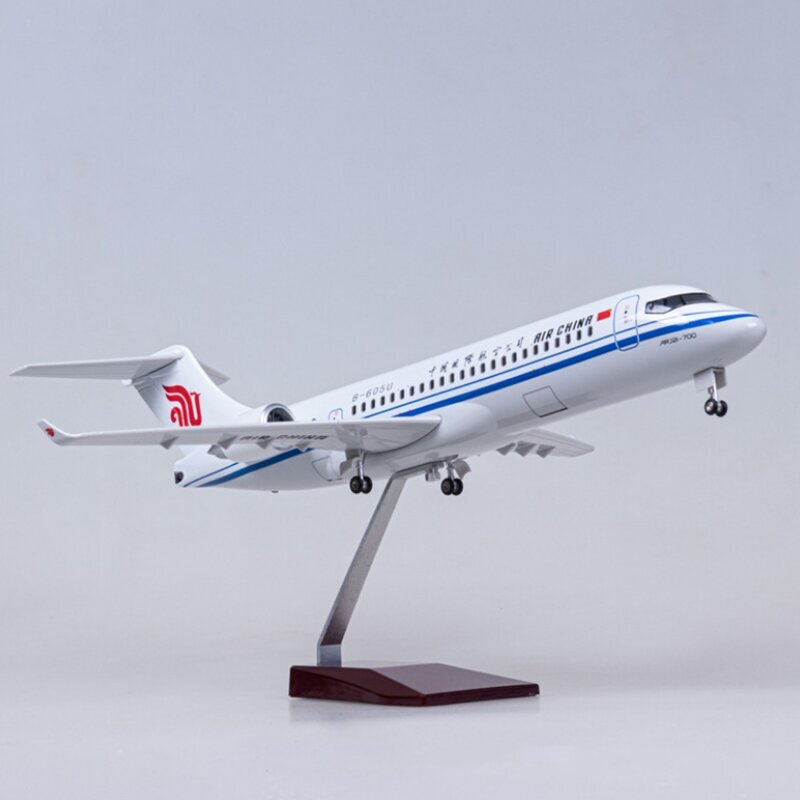 47cm Lentokone ARJ21-700 Lentokone Air China Airline W Kevyet ja pyörätelineet painevalettu muovihartsi lentokonemallilelu hinta ja tiedot | Pienoismallit | hobbyhall.fi