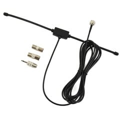 1kpl DAB FM Radio Antenni FM Dipoli Antenni Audio Pistoke Liitin Seinäkiinnitys stereovastaanottimelle Universal 75 Ohm hinta ja tiedot | Lisätarvikkeet autoiluun | hobbyhall.fi