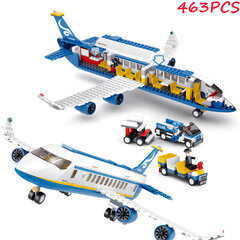 SLUBAN City Aviation Lentokenttä Lentokone Matkustaja Lentokone Bussi Klassiset MOC Figuurit Malli Rakennuspalikat Tiilisarja Sarja Lelut lapsille hinta ja tiedot | Pienoismallit | hobbyhall.fi