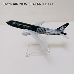 Black Air NEW SEALAND Airlines Boeing 777 B777 Airways Diecast Lentokonemalli Lentokonemalli Seos Metalli Lentokone Lapset Lahjat hinta ja tiedot | Pienoismallit | hobbyhall.fi