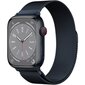 Alkuperäinen ruostumattomasta teräksestä valmistettu milanolaissilmukka, joka on yhteensopiva Apple Watch -rannekkeen kanssa 42 mm 44 mm 45 mm 49 m... hinta ja tiedot | Kellot | hobbyhall.fi