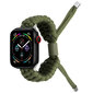 Paracord-ranneke säädettävällä punotulla hihnalla Apple Watch -sarjaan 7/8 41 mm Paracord-ranneke nailonista punottu ranneke hinta ja tiedot | Kellot | hobbyhall.fi